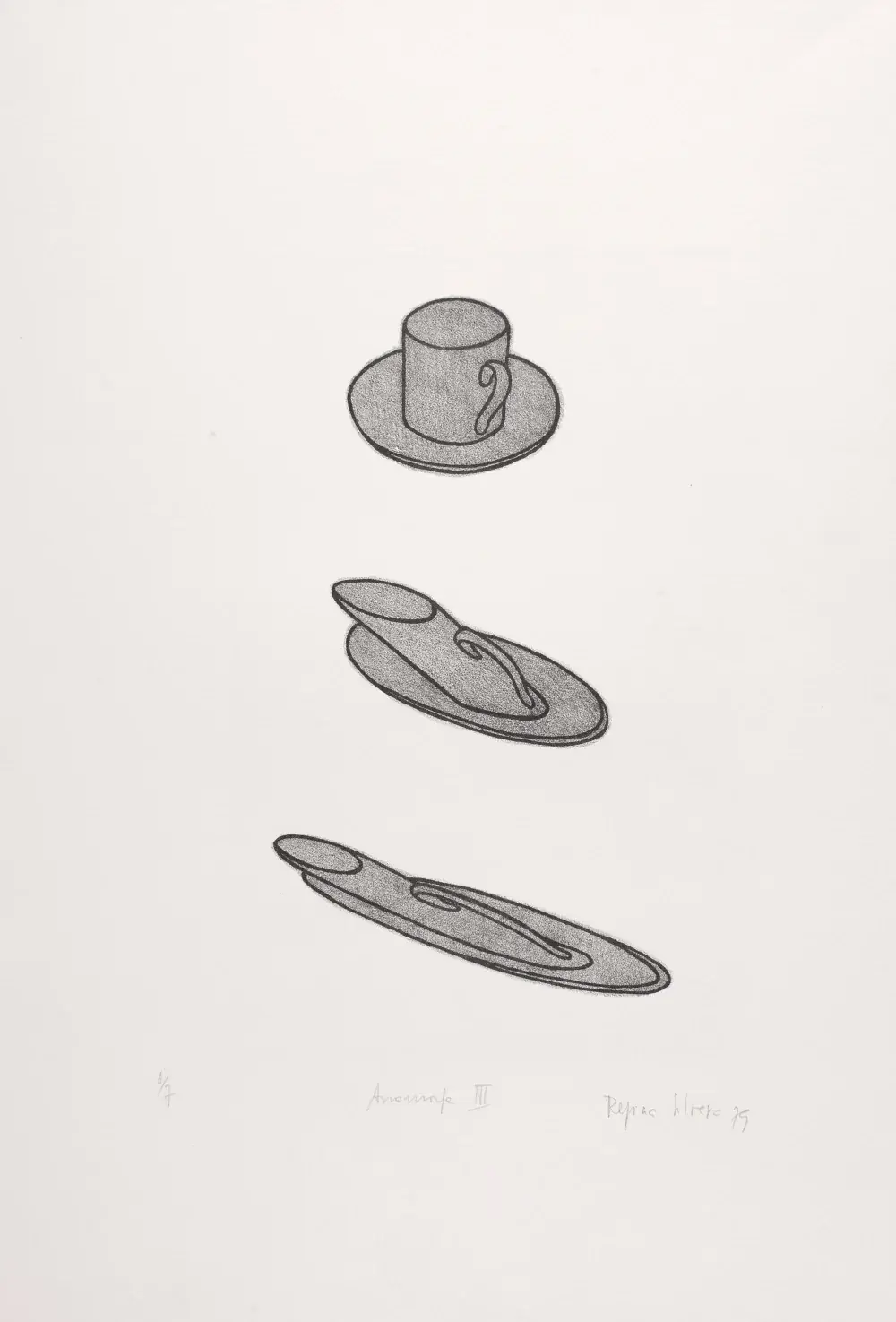 Anamorfa I, 1979 — Litografia sobre papel