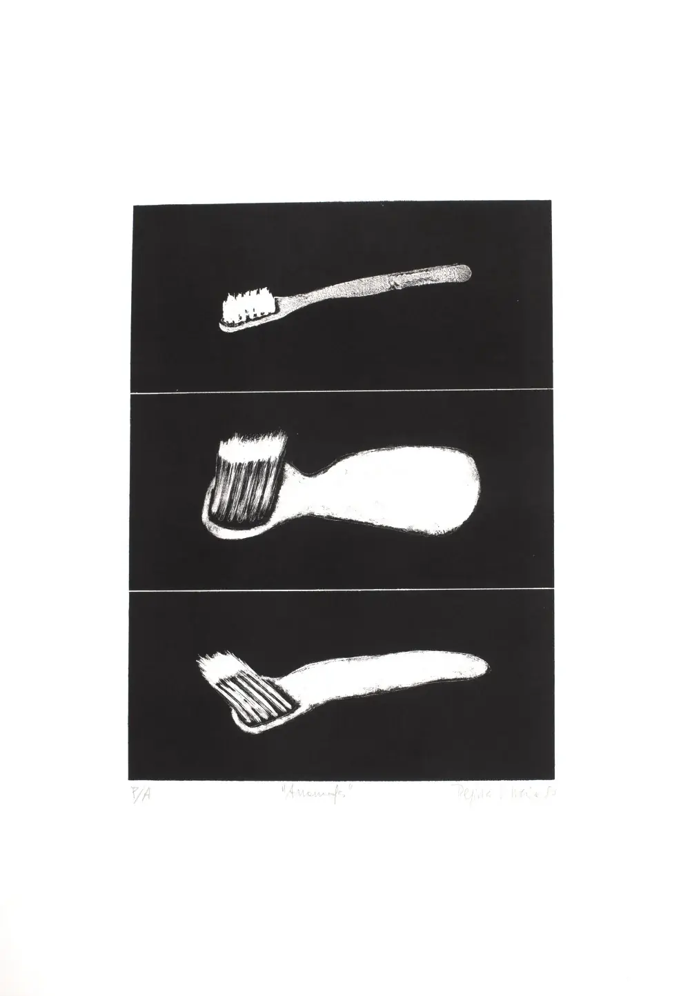 Anamorfa I, 1979 — Litografia sobre papel