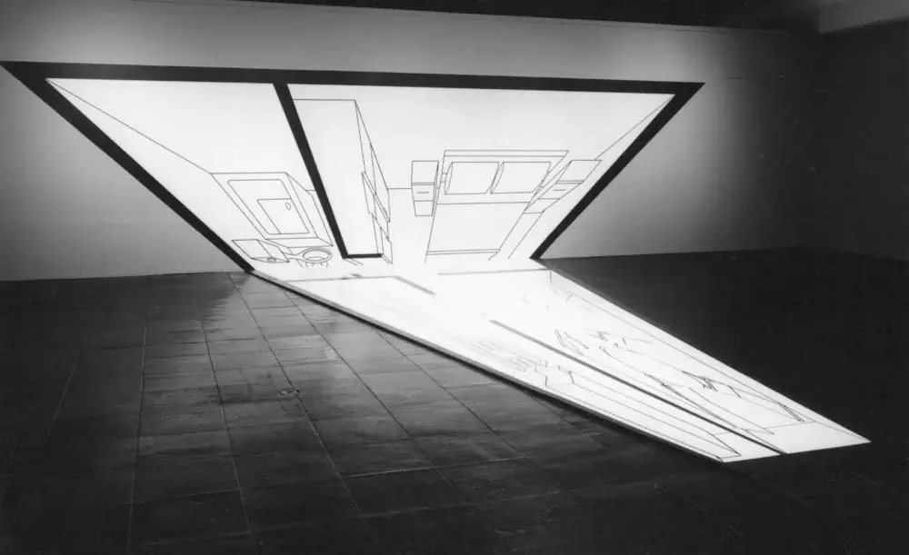 Apartamento, 1996 — Tinta sobre PVC