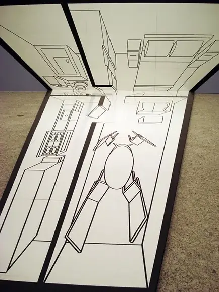 Apartamento, 1996 — Tinta sobre PVC