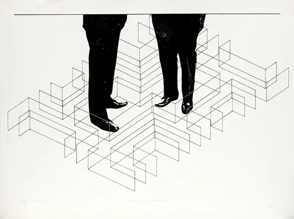 Armadilha para Executivos, 1974 — Serigrafia sobre papel