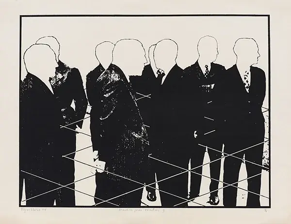 Armadilha para Executivos, 1974 — Serigrafia sobre papel