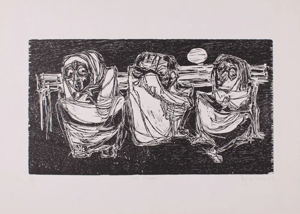 As Velhas, 1962 — Xilogravura