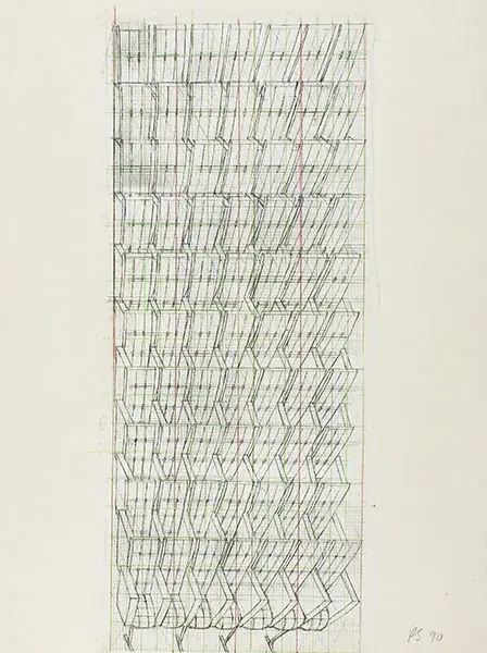 Auditorium, 1991 — Tinta sobre couro sintético