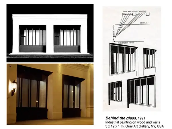 Behind The Glass, 1991 — Pintura industrial