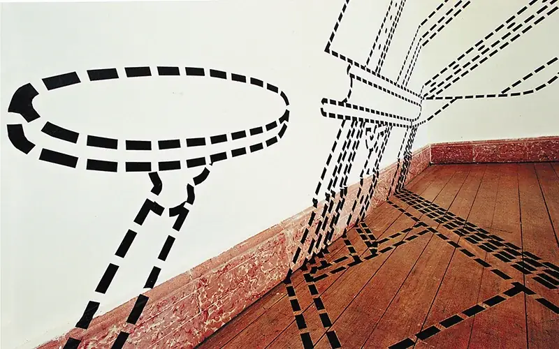 Desaparência, 2004 — Vinil adesivo