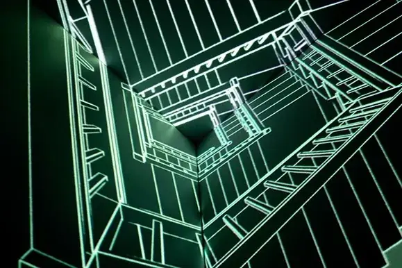 Descendo a Escada, 2002 — Video-instalação