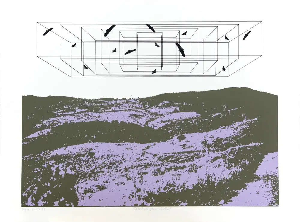 Destrutura Para Abutre, 1975 — Serigrafia