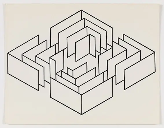 Laberintos, 1971 — Serigrafia sobre papel