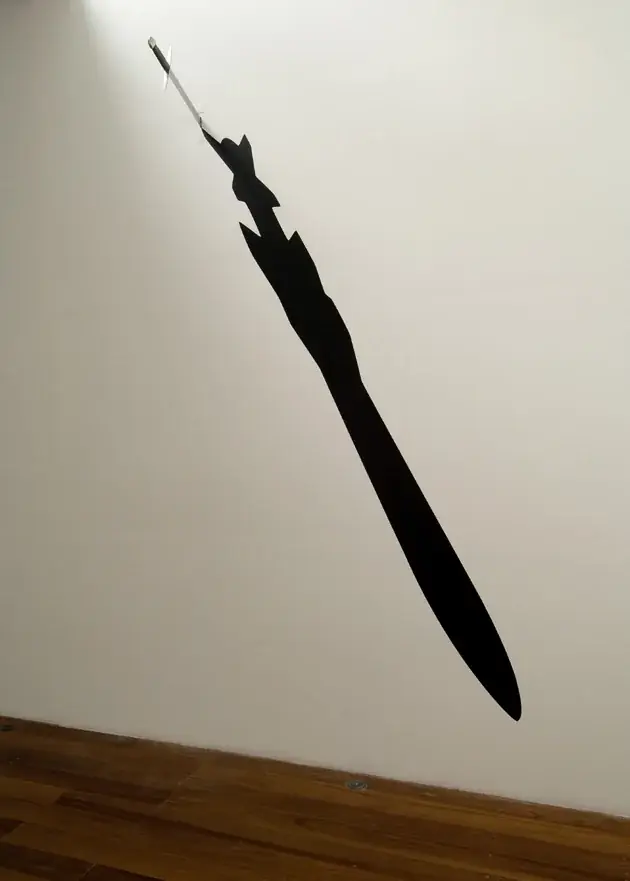 Post Scriptum, 2008 — Metal, fibra de vidro e vinil adesivo